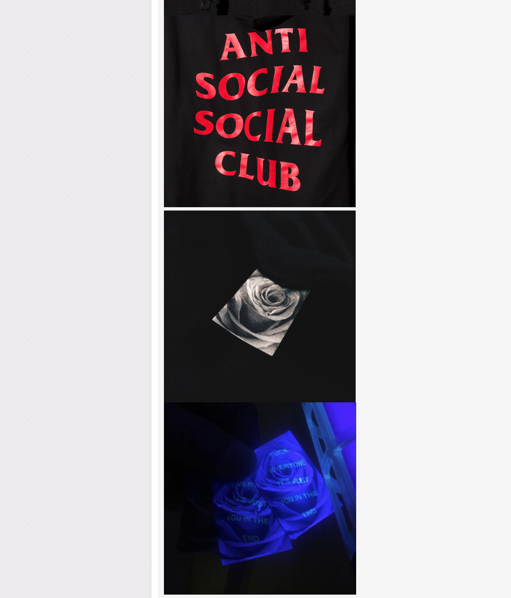 AntiSocial Social Club China Flag Asia Exclusive Hoody Black