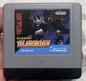 TELEROBOXER (Nintendo Virtual Boy, 1995) Authentic Tested Manual Included Rare