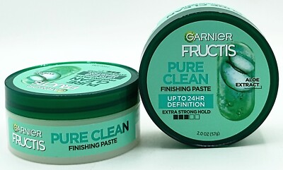 Garnier Fructis Pure Clean Finishing Paste Extra Strong Hold 2.0 oz (Lot of 2)