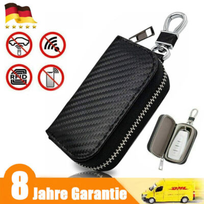 Keyless Go Schutz Autoschlüssel Etui Tasche RFID Signal Blocker Schlüssel Hülle