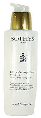 Sothys Vitality Cleansing Milk Normal/combination Skin 200ml(6.76oz) Brand New