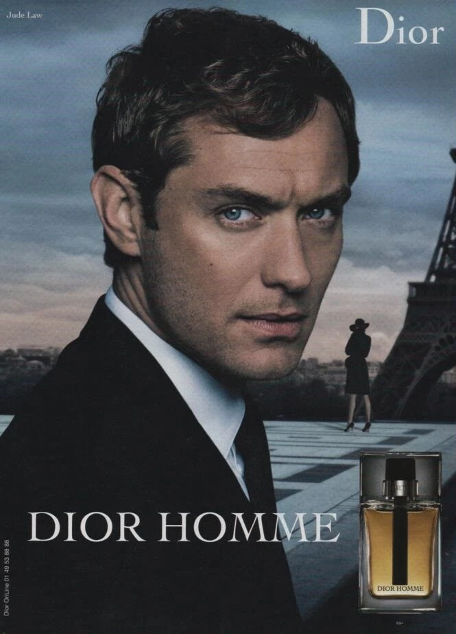 Publicité papier Parfum. Perfume ad. Dior Homme 2010