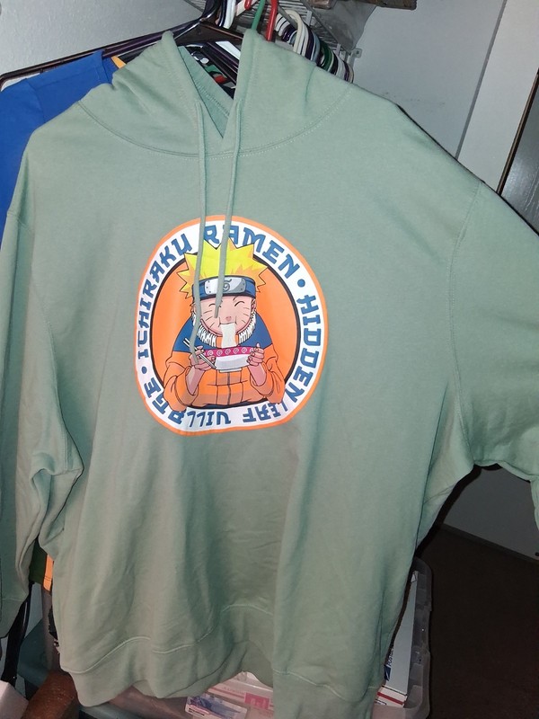 Naruto Hoodie NEW Size 3XL Excellent/mint Condition.  FREE SHIPPING IN THE U.S.