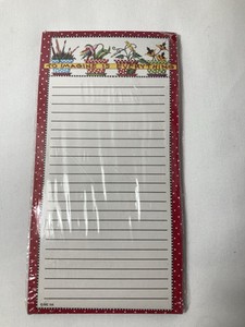 Mary Engelbreit To Imagine Is Everything Lined Note Pad Magnetic Memo Pad 2003