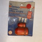 NOS CENTURY ADJUSTABLE DRILL STOPS 73512 - fits 1/16" to 1/2" bits NEW — photo 1