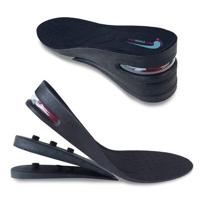 Height Increase Shoe Insoles with Air Cushion (3 Layers (2.5'' UP), Large