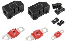 BOJACKmp AMI/Midi Fuse Holders and High Current Bolt-on Midi Fuses 50A for 50 A