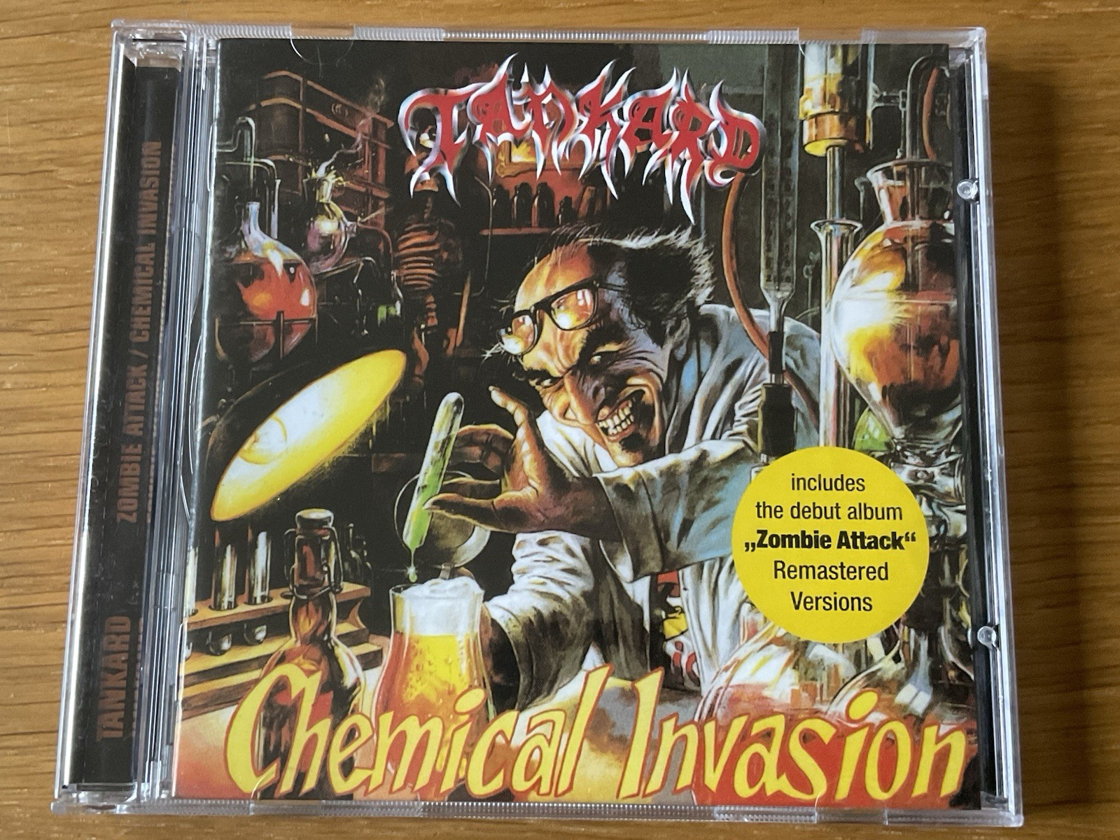 Tankard ‎CD Chemical Invasion Russian Import Includes Debut Album Zombie Attack