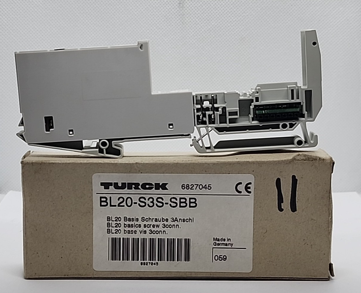 TURCK BL20-S3S-SBB PASSIVE BASE MODULAR SYSTEM [2RE4-2]