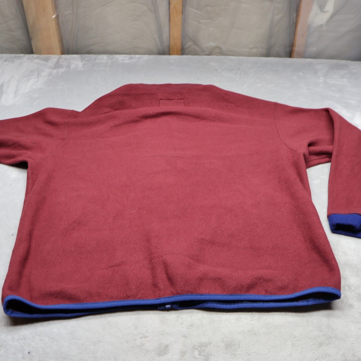 REI Jacket Mens Large Red Polartec Trailsmith Fleece Full Zip