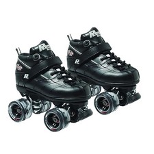 Sure-Grip Rock GT50 Black Stylish Indoor Roller Skates Mens 7/Womens 8