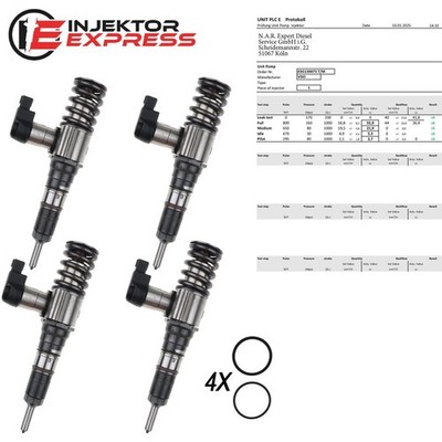 4x 03G130073T Pumpedüse Injektor Skoda Octavia Seat Audi VW Passat 2.003G130073M