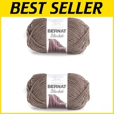 Taupe Blanket Yarn - 2 Pack 300g/10.5oz