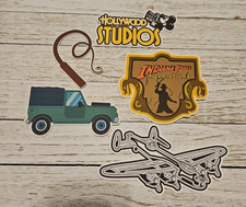 Disney's INDIANA JONES Cardstock 5 Piece Printed Scrapbook Embellishment Die Cut