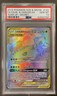 2019 Pokemon Celebi & Venusaur GX 182/181 Sun & Moon Team Up Rainbow Rare PSA 10