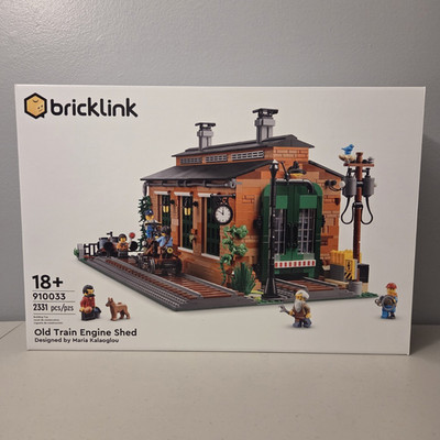 LEGO BrickLink 910033 Old Train Engine Shed 2331pcs *Sealed*