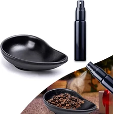 Coffee Bean Dosing Cup and Spray Bottle Kit for Espresso Measuring Bowl and Shak