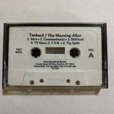 Tankard The Morning After Advance Cassette 1989 Noise Records FWT 44271 Thrash