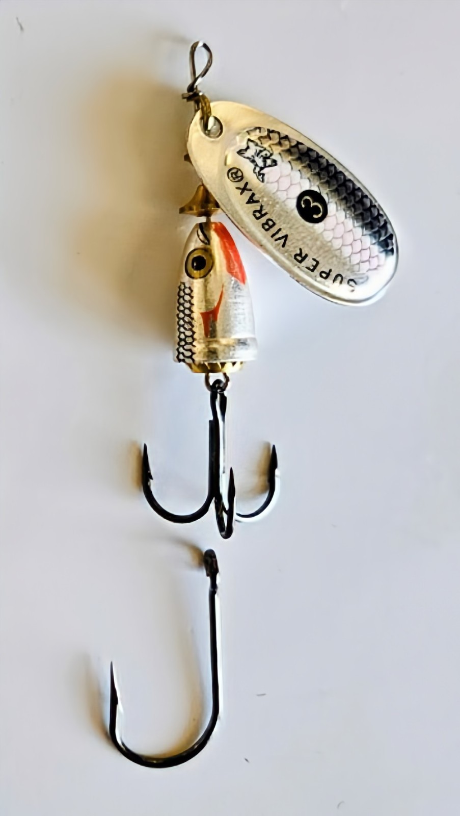 (6) Blue Fox Classic Vibrax Spinners Size 3, 1/4 oz Siwash Hooks Included New  - Image 5