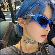 Y2k Fashion Punk Sports Sunglasses for Men Women Luxury Brand Designer Sun