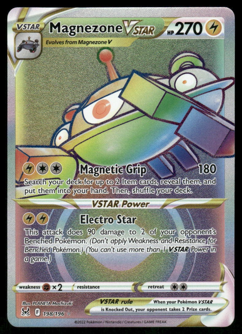 Magnezone VSTAR (Secret) 198/196 Secret Rare Holo NM Pokemon SWSH11: Lost Origin