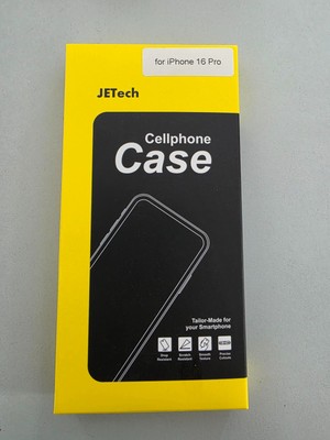 JEtech iphone 16 pro Silikon Hülle schwarz