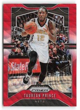 2019-20 Panini Prizm #203 Taurean Prince Prizms Ruby Wave Brooklyn Nets
