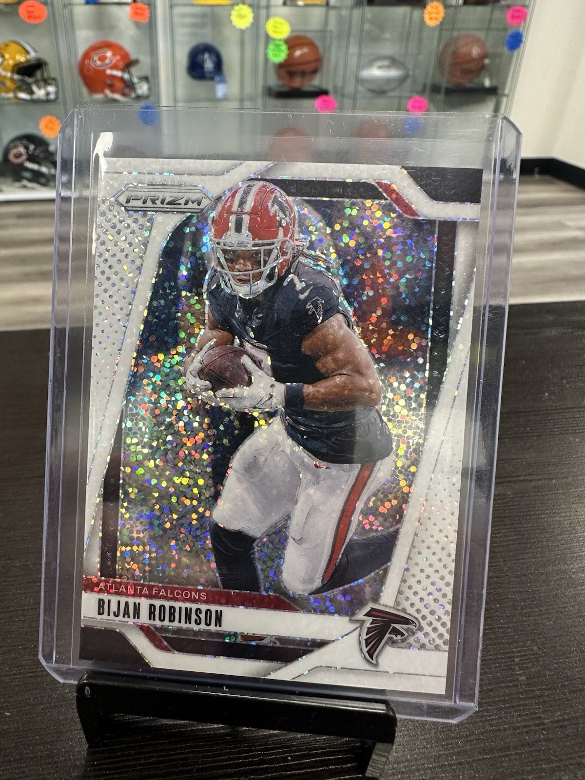 2024 Panini Prizm Football Bijan Robinson White Sparkle SSP #11 JD