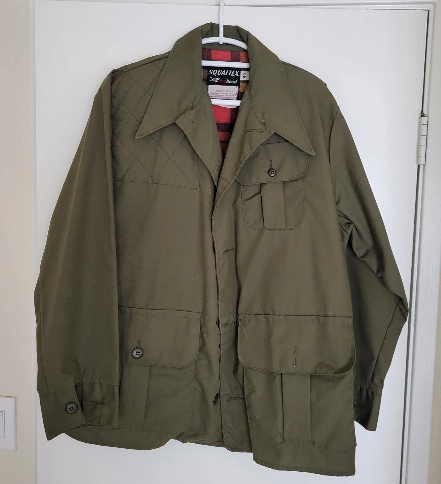 VTG Redhead Squaltex Jacket Mens 44 Hunting Fishing Chore Coat Outdoor