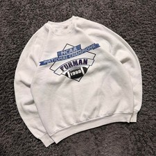 Vintage 1988 Furman University NCAA National Champions Crewneck Sweatshirt XL