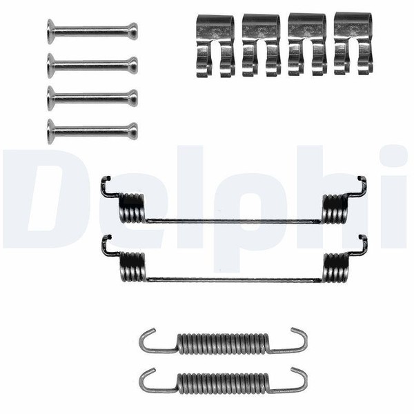 Delphi ZubehöRsatz, Bremsbacken Hinterachse U.A. FüR Fiat, Ford-image