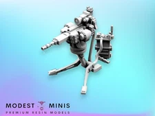 Sentry Gun Turret D7 - Resin Sci Fi Cyberpunk Aliens Mini | Papsikels