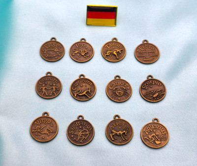 Sternzeichen Anhänger mit Halskette (45cm bis 50cm) Ideal zum Verschenken