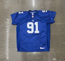 Justin Tuck #91 NEW YORK GIANTS Reebok NFL Jersey Size 50 STITCHED AUTHENTIC