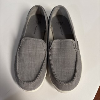 Time And Tru Women's Gray Slip On Memory Foam Comfort Shoes Size 7 Canvas