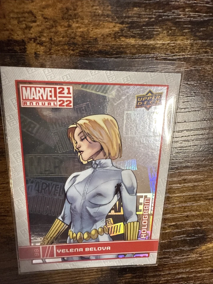 2021-22 Upper Deck Marvel Annual Silver Hologram/22 Yelena Belova #99 - Image 3 of 4