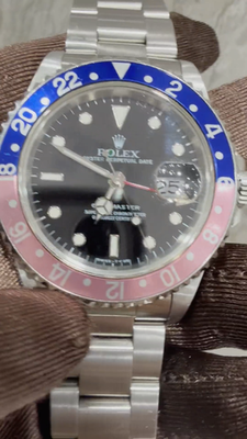 Rolex GMT-Master 16700 Pepsi Red Blue Bezel Steel 40mm Automatic