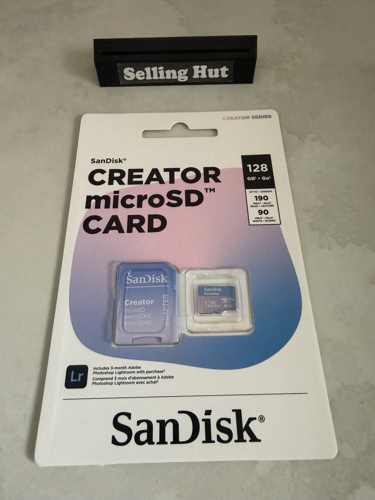 SanDisk Creator microSDXC UHS-I + SD adapter 128GB (‎SDSQXAA-128G-GN6MS) Blue