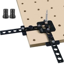 Portable Drill Guide for Drilling 3/4" Work Bench Dog Holes, Workbench Dog Ho...
