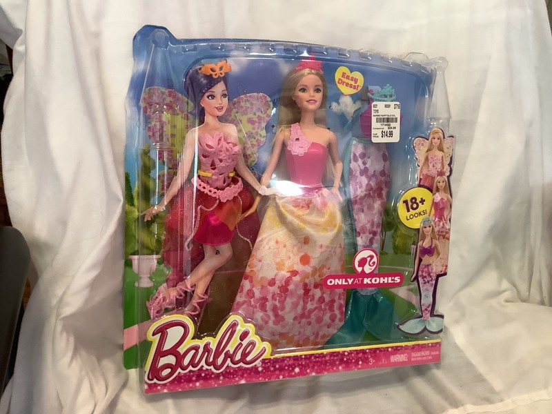 Barbie CNC 14 mix&match fairy princess/mermaid,doll new,box with minor damage