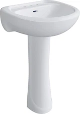 PRofLO PF1103 Lavatory Pedestal Base Only (Sink Sold Separate) - White