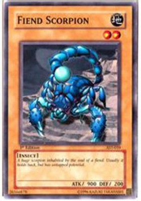 Fiend Scorpion - AST-059 - Common - Unlimited Edition - Heavily Played