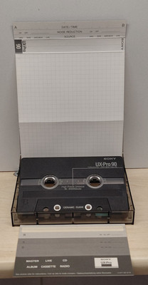 Sony UX Pro 90 +Sticker TYPE 2 IEC II Kassette Cassette