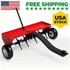 40 Tow Behind Lawn Plug Aerator with Universa...