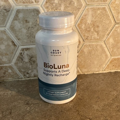 #ad Suncoast Science BioLuna Dietary Supplement for Nightly Recharge 60 Caps 09 26 $18.99