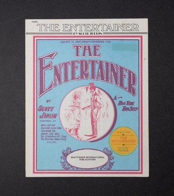 Original Vintage/Antique The Entertainer Sheet Music by Composer Scott Joplin
