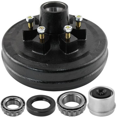 (1) 12''X2'' Trailer Brake Hub Drum Kit 6 on 5.5'' for 5200 - 6000 lbs Axle 22003K