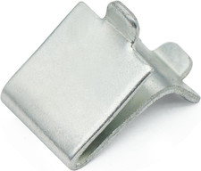 20PCS Silver Shelf Support Clips Adjustable Steel Pilaster Brackets for Wood