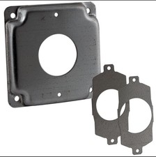 4 Zoll Quadratische Abdeckung, Universal-Aufputzarbeit, 1-Rund-Gerät, 3-in-1 Platten