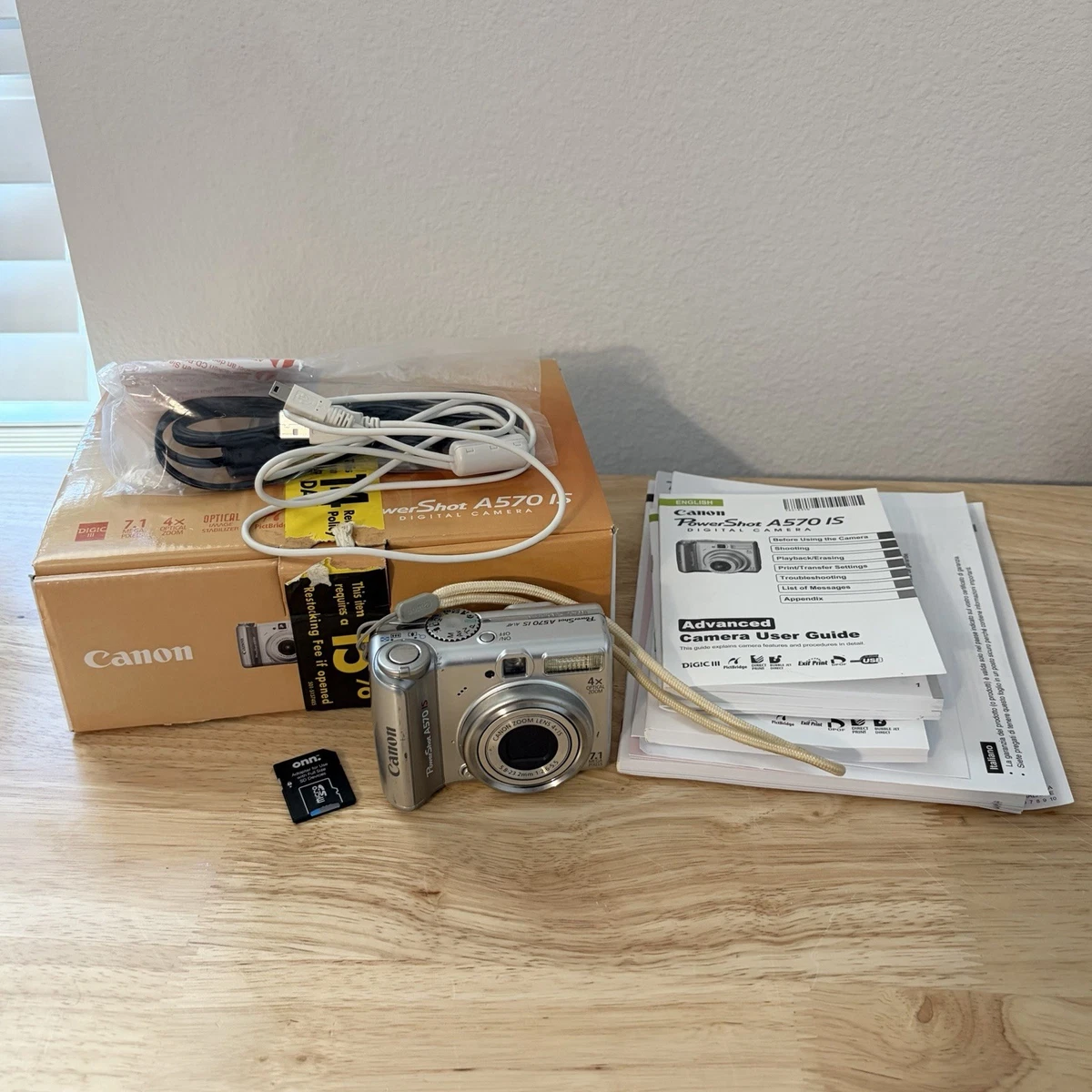 Canon PowerShot A570 IS Digital Cameras for Sale | Shop New & Used